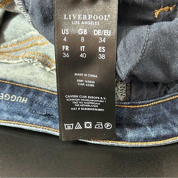 Liverpool The Hugger Skinny Jeans Denim Women's Blue Size 4/27 - Picture 4 of 7